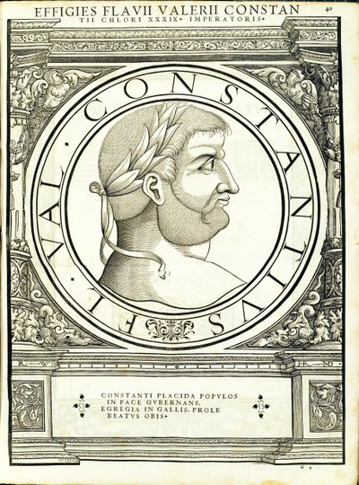 Constantius Chlorus, illustratie uit 